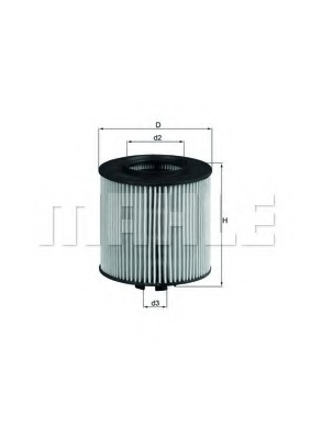 Mahle/Knecht OX 341D Масляный фильтр